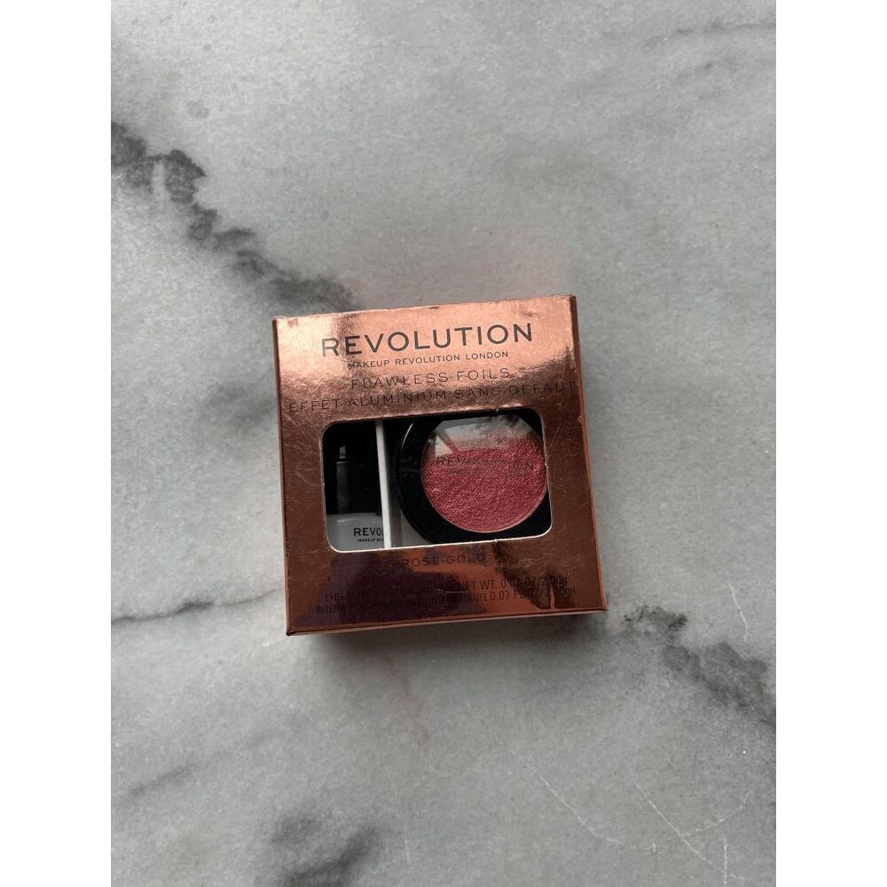 Revolution Flawless Foils Solo Metallic Eyeshadow Rose Gold